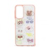 Dėklas iLike Samsung Galaxy A15 EPOXY CARTOON COVER Baltas Rožinė