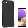 Pferd TakeMe Soft jausmas itin plonas matinis galinio dangtelio dėklas, skirtas Samsung Galaxy A32 (A326) 5G Juodas