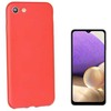 Pferd TakeMe Soft jausmas itin plonas matinis galinio dangtelio dėklas, skirtas Samsung Galaxy A32 (A326) 5G Raudona