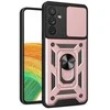 iLike Hurtel Hybrid Armor Camshield dėklas skirtas Samsung Galaxy A34 5G, rožinis
