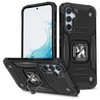 iLike Wozinsky Ring Armor dėklas Samsung Galaxy A34 5G šarvuotas dangtelis magnetinis laikiklis žiedas juodas