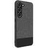 Dėklas iLike Samsung Galaxy S23 Plus Plastic Leather Back Cover Gray
