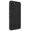 Dėklas iLike Samsung Galaxy S23 Plus Plastic Leather Back Cover Juodas