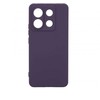 Dėklas iLike Tylny pokrowiec Xiaomi Poco X6 Nano silicone case Violetinė ILIXIAPX6NSCP