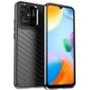 Dėklas iLike Hurtel Thunder Case Lankstus šarvuotas atveju Xiaomi Radmi 10C padengti juoda