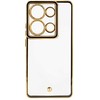 Dėklas iLike Xiaomi Redmi Note 13 Pro 5G TPU+PC With Camera Protective Transparent Juodas