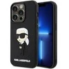 Dėklas Karl Lagerfeld KLHCP14X3DRKINK Apple iPhone 14 Pro Max 6.7" juodos spalvos hardcase Rubber Ikonik 3D