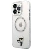 Apple iPhone 13 Pro Max Karl Lagerfeld dėklas Iconic Karl&Choupette Magsafe (KKLHMP13XHNKCIT) skaidrus