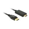 DELOCK Cable Displayport 1.2 male > High Speed HDMI-A pasyvus 4K 1 m juodas