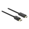 DELOCK Cable Displayport > HDMI m/m 2m