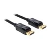 DELOCK kabelis Displayport St-St. Auksas 1m