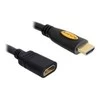 DELOCK ilginimo kabelis didelės spartos HDMI su eternetu – HDMI A kištukas > HDMI A moteriškas 3m