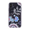 Dėklas Devia Bloosom Silicone Back Case With Swarovsky Crystals For Apple iPhone X / XS Juodas