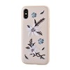 Dėklas Devia Flower Embroidery Jalam Silicone Back Case For Apple iPhone X / XS Baltas