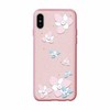 Dėklas Devia Flower Embroidery Lanya Silicone Back Case For Apple iPhone X / XS Rožinė