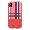 Dėklas Devia Lattice Silicone Back Case For Apple iPhone X / XS Raudona
