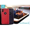 Devia Linger silikoninis galinis dėklas Apple iPhone X / XS Raudona