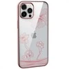 Devia iPhone 12 mini dėklas su Swarovski elementais, rožinio aukso