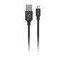 Devia Pheez Series Cable for Micro USB (5V 2.4A,25CM) juodas