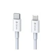 Devia „USB-C“ į „Lightning“ įkrovimo laidas, 1,5 m, baltas