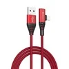 Raudonas „Devia Strom Series“ 2in1 įkrovimo laidas, 1,2 m