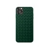 Dėklas Devia Woven Pattern Design Soft Case iPhone 11 Pro Max žalias