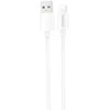 USB kabelis Dudao (L4SL) lightning (2A) baltas (1m)