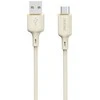 Dudao L7SC USB-A – USB-C kabelis 5A 1m – beige
