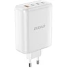GaN Dudao A140EU USB-A / 3xUSB-C PD 140W įkroviklis - baltos spalvos