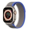 Sport Velcro Apyrankė Apple Watch 9 / 8 / 7 / 6 / SE / 5 / 4 / 3 / 2 / 1 (38, 40, 41 mm) Dux Ducis Apyrankė YJ Version - mėlynos ir pilkos spalvos