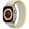 Sport Velcro Apyrankė Apple Watch 9 / 8 / 7 / 6 / SE / 5 / 4 / 3 / 2 / 1 (38, 40, 41 mm) Dux Ducis Apyrankė YJ Version - mėlynos ir pilkos spalvos
