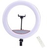 Elight SR14 36cm LED apgaismojuma gredzens ar viedtālruņa turētāju + 220V adapteri + Pults Melna