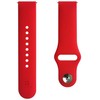 Evelatus 22mm Silicone Loop Watch Straps (130mm M/L) Raudona