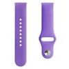 Evelatus 22mm Silicone Loop Watch Straps (130mm M/L) Deep Violetinė