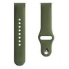 Evelatus 22mm Silicone Loop Watch Straps (130mm M/L) Dark Žalias