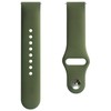 Evelatus 22mm Silicone Loop Watch Straps (130mm M/L) Dark Žalias