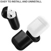 Evelatus Apple Airpods Leather apsauginis dėklas Juodas