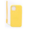Evelatus Apple iPhone 11 Pro Soft Touch Silikoninis dėklas with Strap Geltona