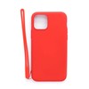 Evelatus Apple iPhone 11 Pro Soft Touch Silikoninis dėklas with Strap Raudona