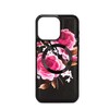 Evelatus Apple iPhone 14 Pro Max Odinis dėklas Zipper Design Flower Juodas