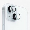 Evelatus iPhone 15 / 15 Plus Kameras Lēca Aizsargstikls Armor Mėlyna Metāla Rāmis