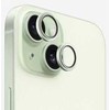 Evelatus iPhone 15 / 15 Plus Kameras Objektīva Aizsargs Armor Žalias Metāla Rāmī