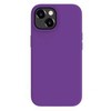 Evelatus Apple iPhone 15 Premium Magsafe Soft Touch Silikoninis dėklas Deep Violetinė
