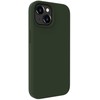 Evelatus Apple iPhone 15 Premium Magsafe Soft Touch Silikoninis dėklas Dark Olive