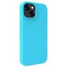 Evelatus Apple iPhone 15 Premium Soft Touch Silikoninis dėklas Cyan Mėlyna
