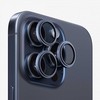 Evelatus Apple iPhone 15 Pro / 15 Pro Max Camera Lens Protector Armor Mėlyna Titanium