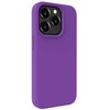 Evelatus Apple iPhone 15 Pro Max Premium Soft Touch Silikoninis dėklas Deep Violetinė