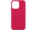 Evelatus Apple iPhone 15 Pro Max Premium Magsafe Soft Touch Silikoninis dėklas New Function Rose Raudona