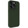 Evelatus Apple iPhone 15 Pro Premium Soft Touch Silikoninis dėklas Dark Olive