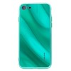 Evelatus Apple iPhone 7/8 Vanduo Ripple Full Color Electroplating Tempered Glass Žalias